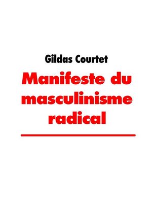 cover image of Manifeste du masculinisme radical